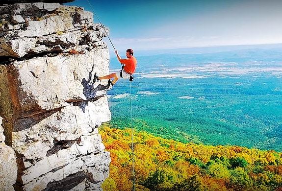 rock climbing